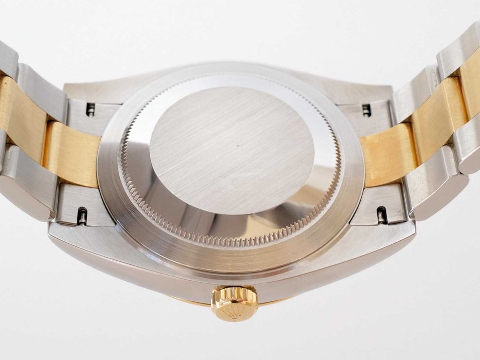 Rolex Datejust 41mm Oyster Steel 18K Yellow Gold Black Dial