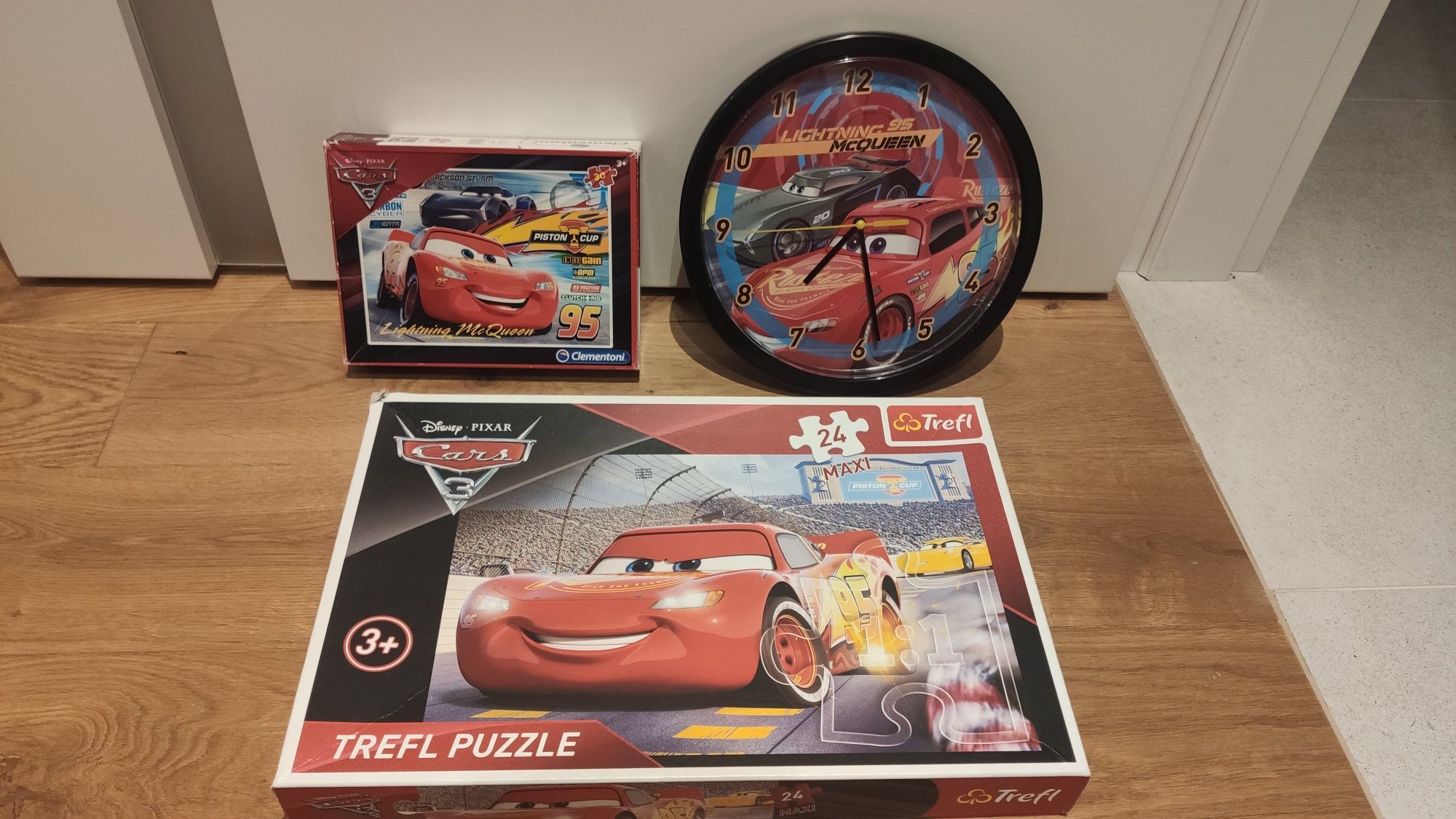 Puzzle i zegar Cars/Auta