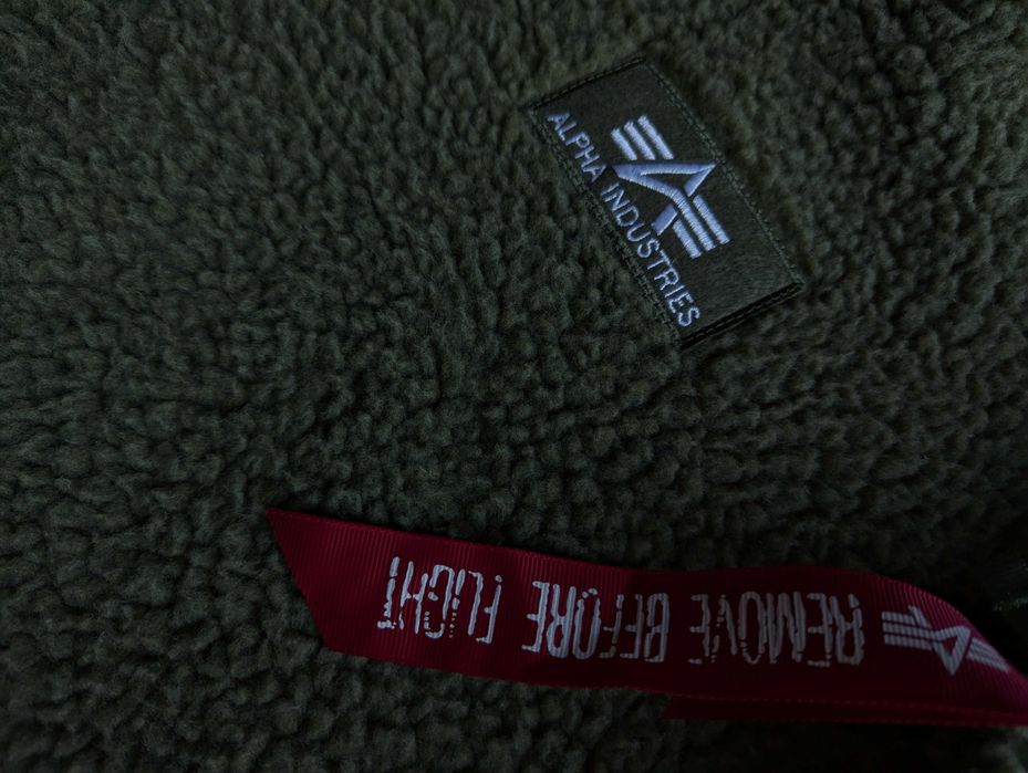 Нова кофта худи Alpha Industries USA Teddy bear