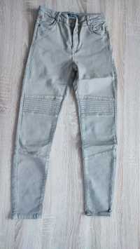 Beżowe spodnie Bershka rozmiar 34 na 158 cm