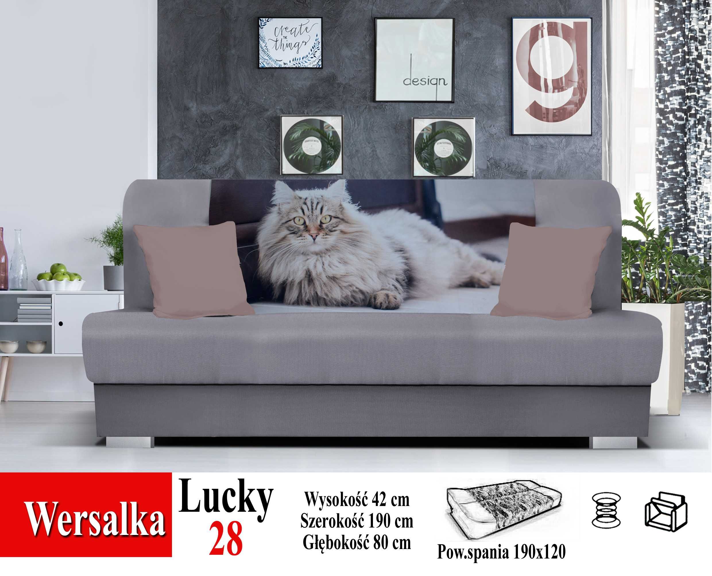 Wersalka KANAPA ROZKŁADANA Sofa Dostawa cały kraj SPRĘŻYNY Producent