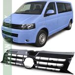 Grelha desportiva preta brilhante VW Bus T5 Facelift 09a15