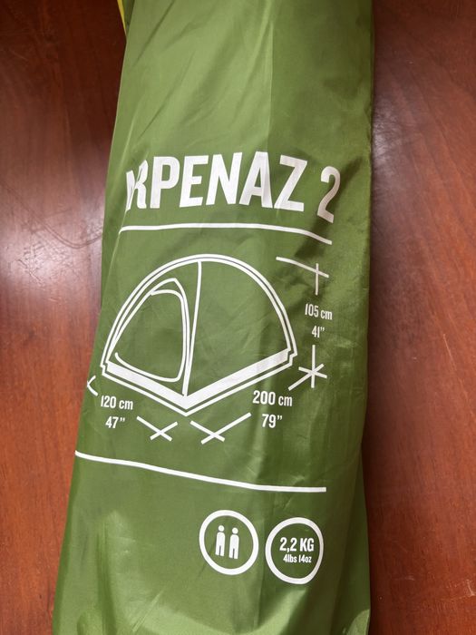 Tenda, saco-cama, colchão