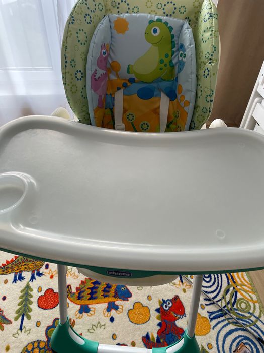 KRZESEŁKO do karmienia POLLY 2w1 Chicco Dino