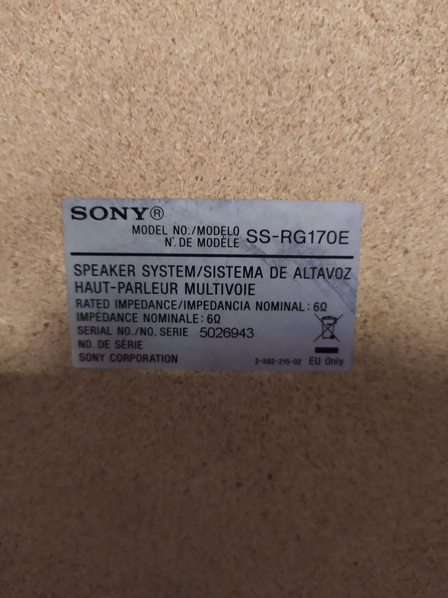Okazja 2 duże głośniki Sony RG170E