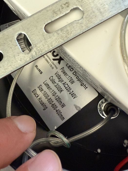 Candeeiro Suspenso 4 aneis