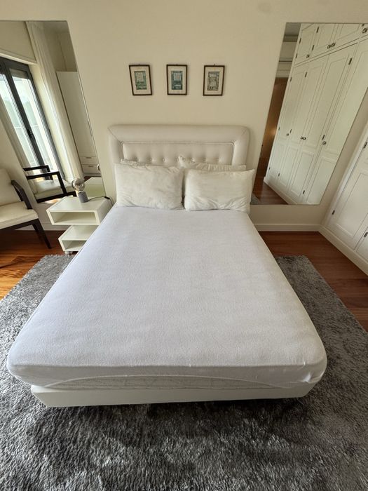Cama casal com colchao Pikolin topo de gama