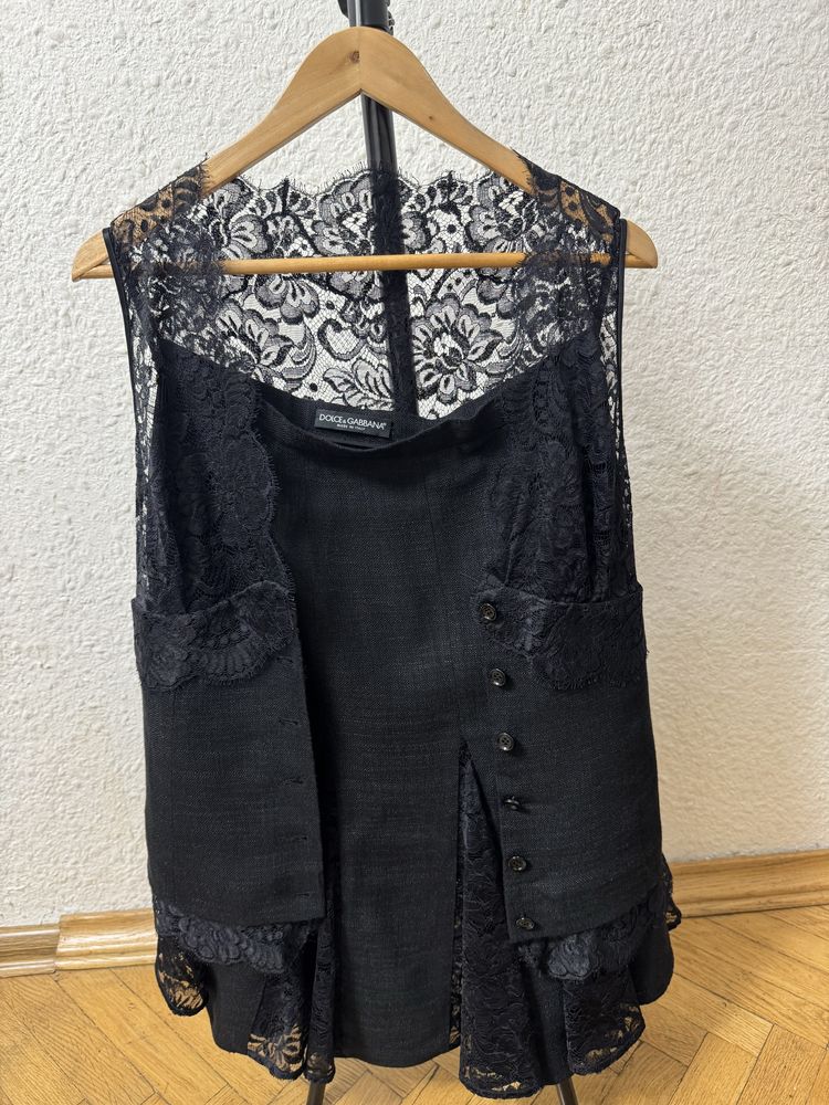 Dolce&Gabana жилетка+спідниця костюм