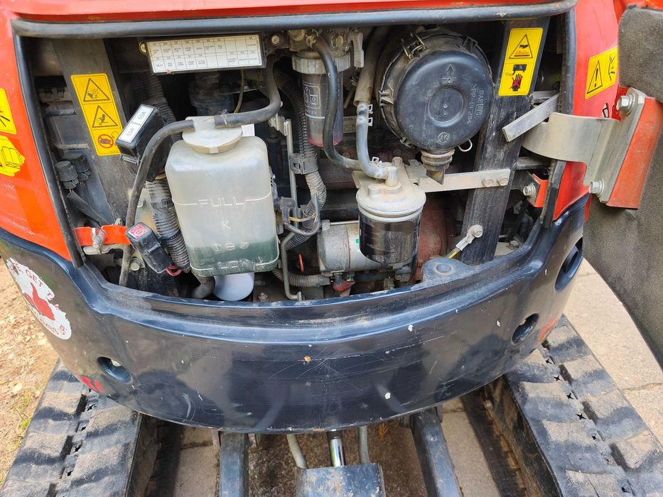 Minikoparka Cesja Leasing Koparka Kubota 1800kg 4łyżki Szybkozłącze