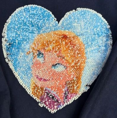 Elsa, Elza, Frozen, Kraina Lodu BLUZA CEKINY i leginsy CEKINY 110 HM