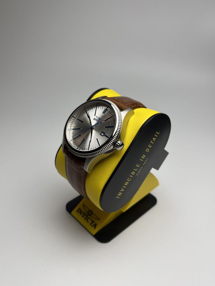 Invicta 47817, чоловічий годинник, інвікта, годинник шкіряний ремінець