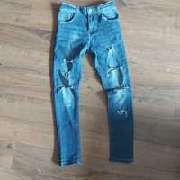 Spodnie Next_jeans stretch_vintage_134