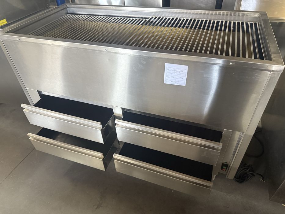 Churrasqueira a carvão Grelhador com ventilação