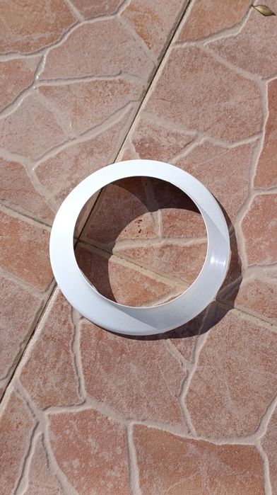 Remate alumínio branco 125 mm