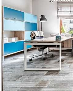 Duże biurko loftowe z dostawka 200x90x73,5