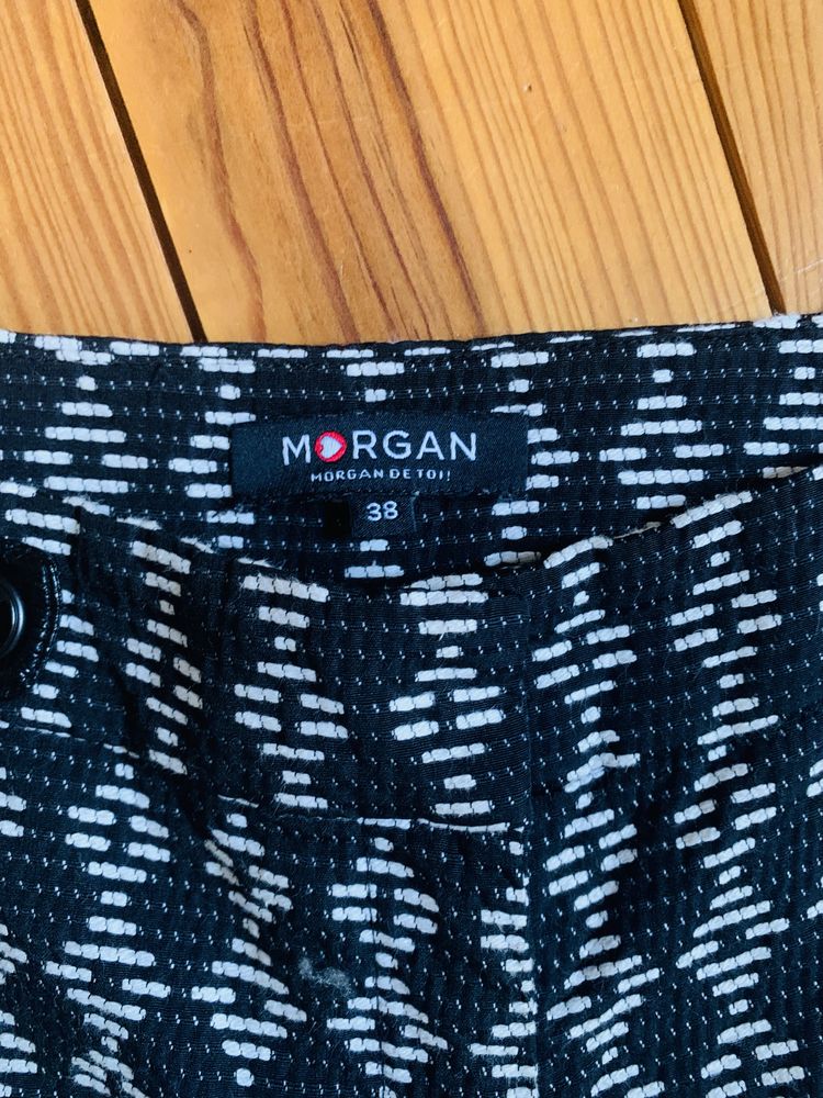 Calções Morgan, 38, preto e branco