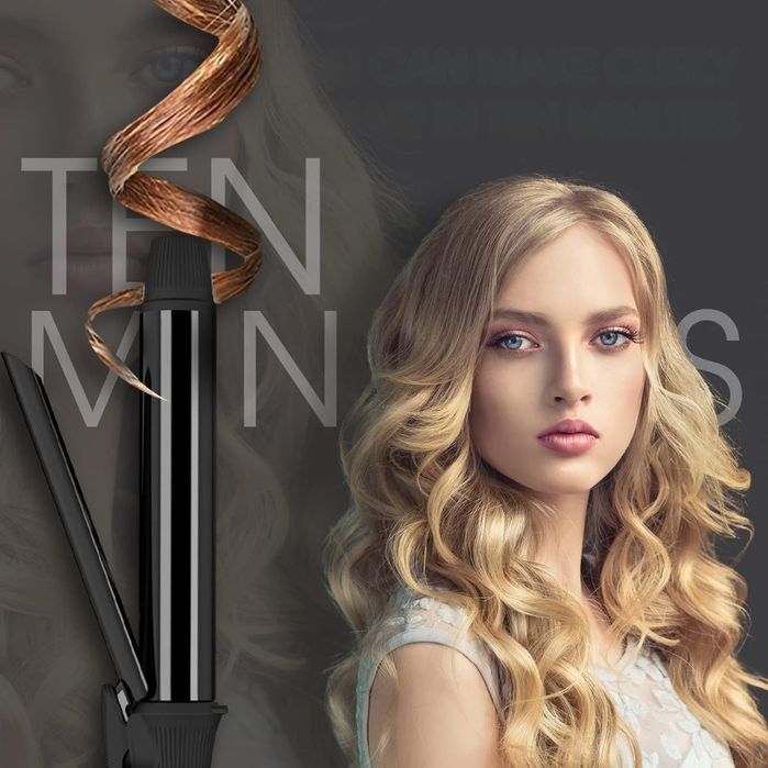 Lokówka Profesjonalna z Ceramiczną i Turmalinową Powłoką 32mm 50-230°C