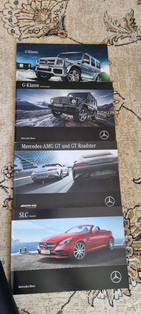 Prospekty Mercedes-Benz  V, S, GL, GLS, GLK, M, C KLASSE