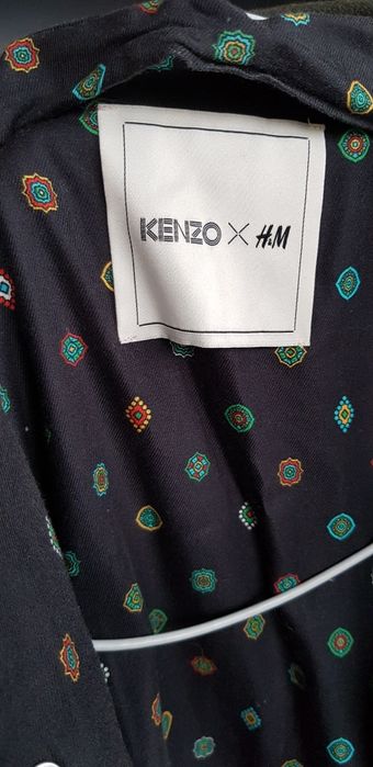 Ciemno zielona kurtka Kenzo HM rozmiar L