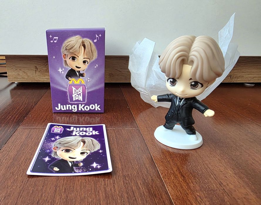 5 Brinquedos TinyTAN - Jung Kook, j-hope, V, SUGA e RM