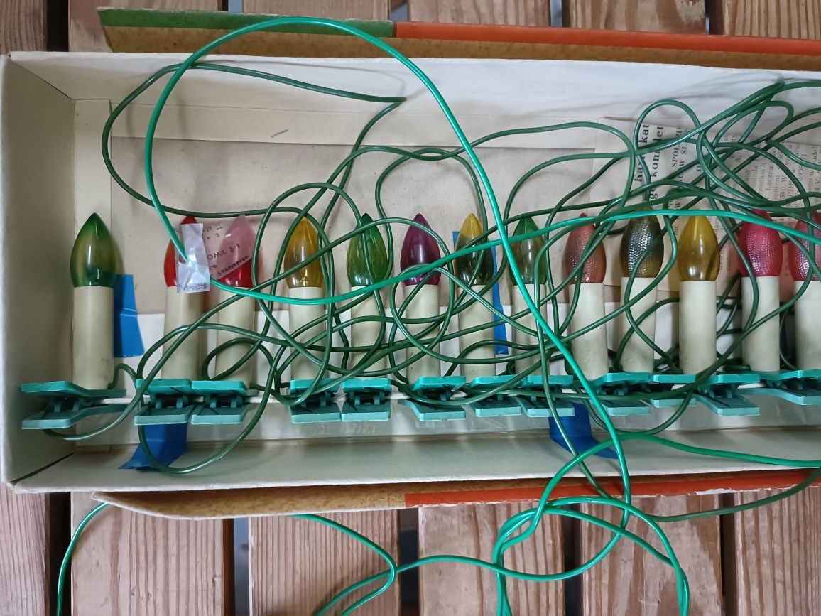Lampki choinkowe prl