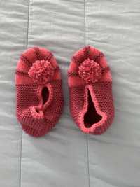 Pantufas rosa feitas a mão - 37/39