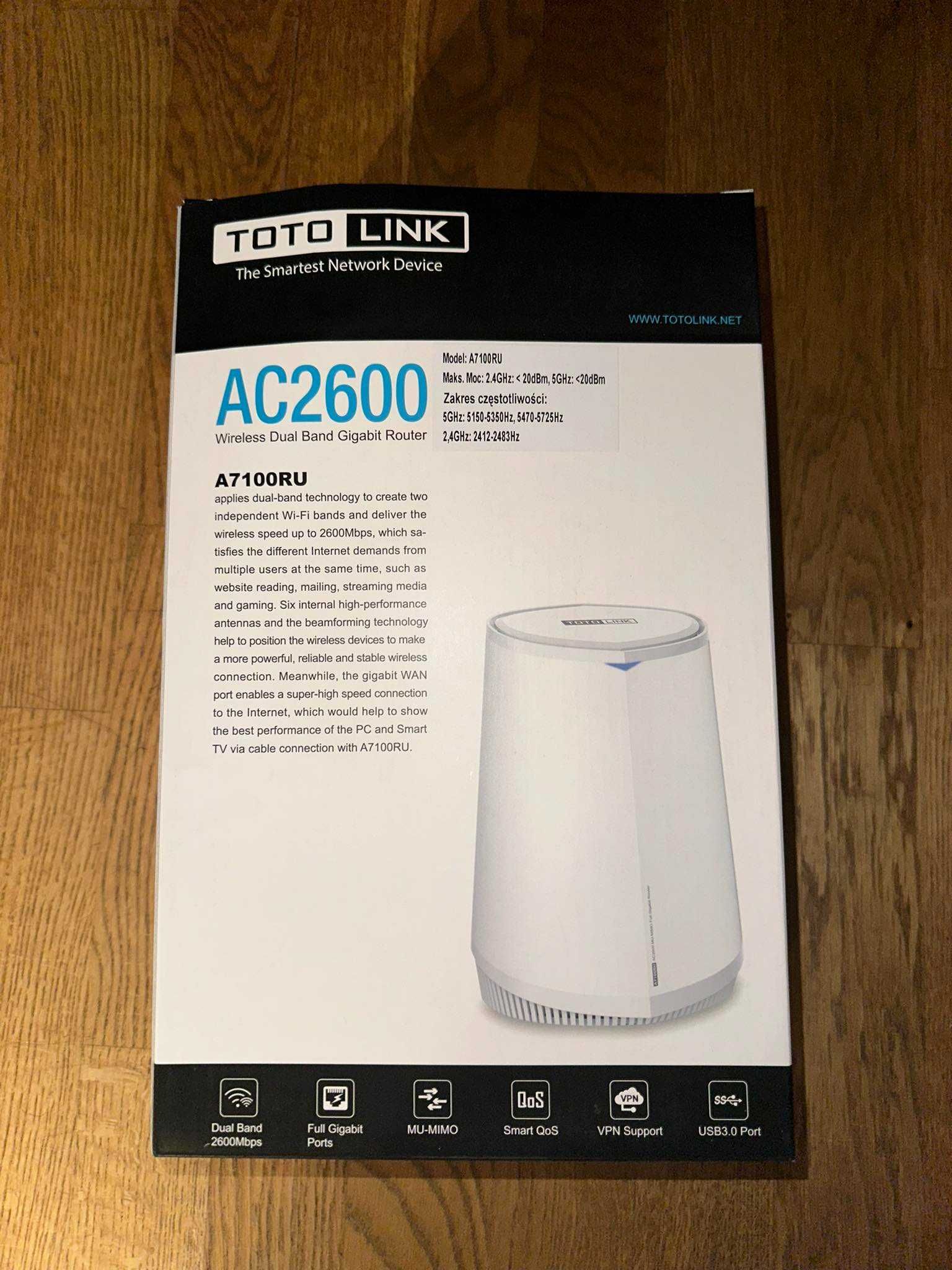 Router Totolink A7100RU AC2600