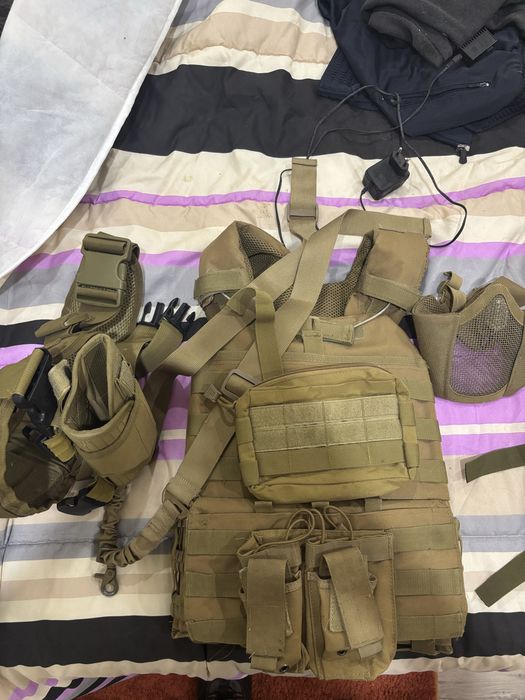 Vendo equipamento e armas de airsoft