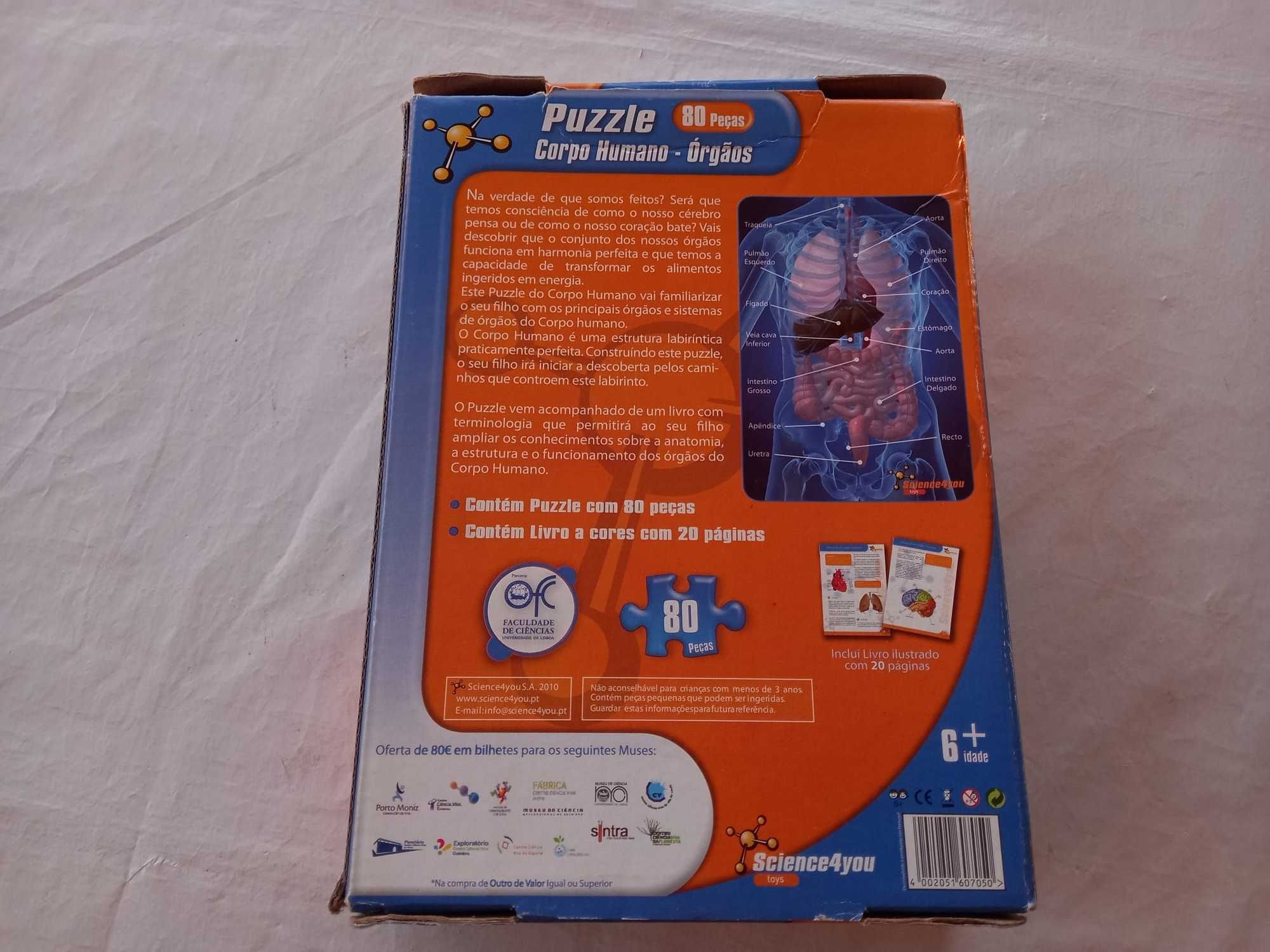 Brinquedo / PUZZLE Corpo Humano SCIENCE 4 YOU