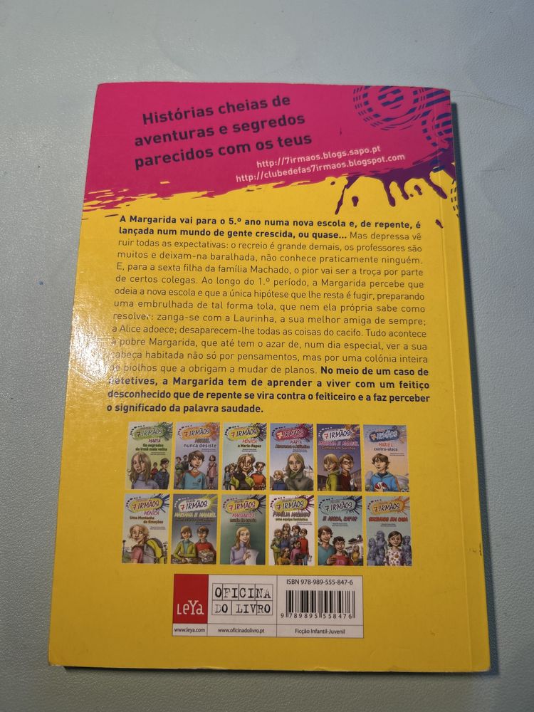 Livro Coleção 7 irmãos- Margarida muda de escola