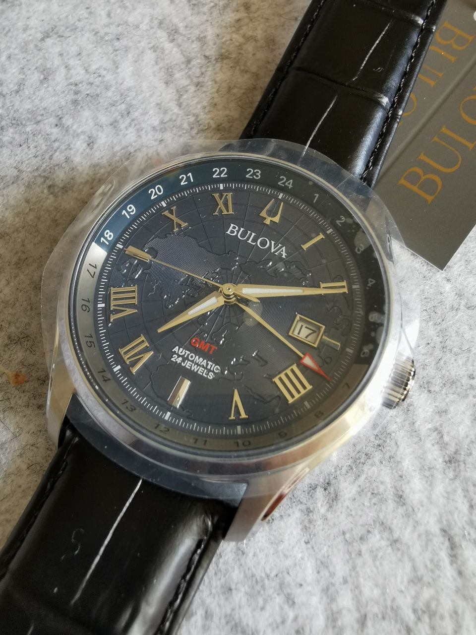 Zegarek Bulova Wilton GMT druga strefa czasowa najnowszy model