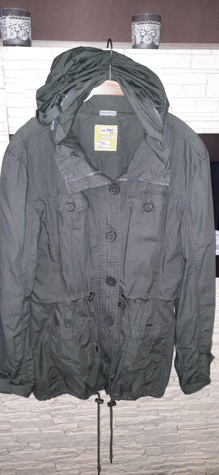 Kurtka parka damska roz 40-42 khaki