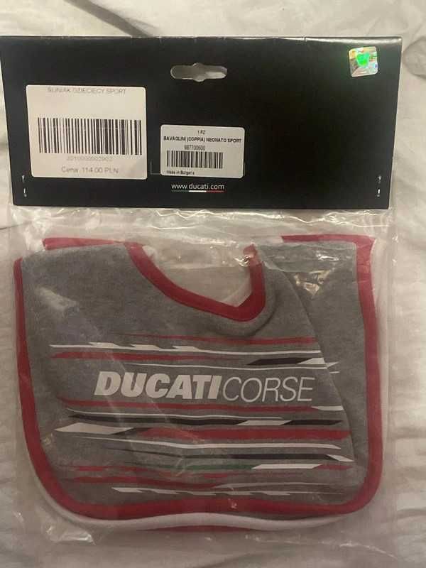 2 Pak Śliniaki dziecięce Sport Bavaglini Ducati coppia sport neonato