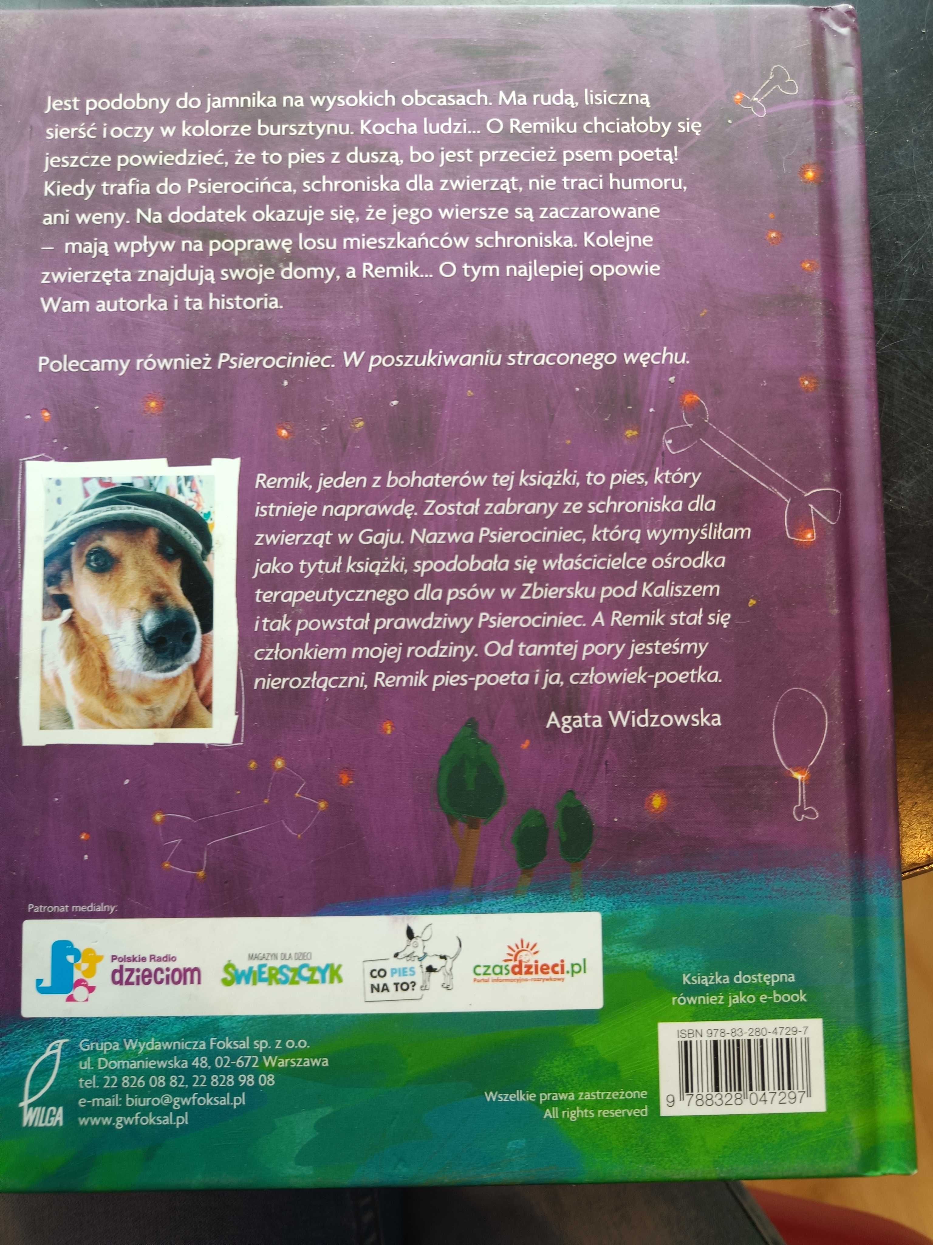 Książka dla dzieci w sierociniec Agata