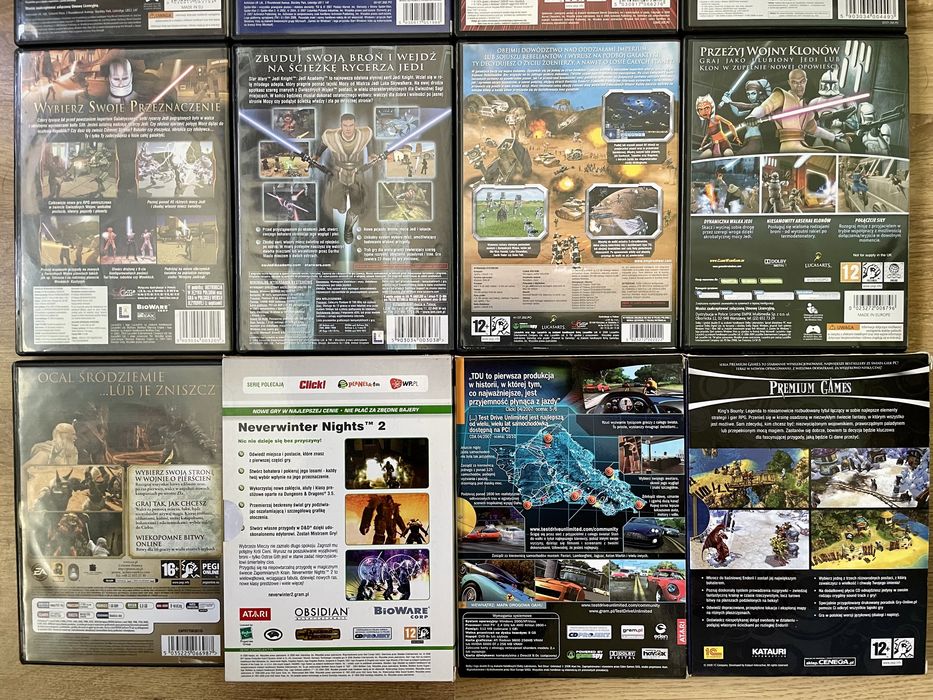 Zestaw Gier komputerowych PC Star Wars Spider-Man Lord of the Rings