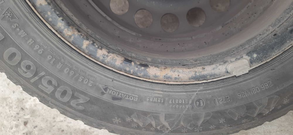 Зимові шини SEMPERIT SPEED - GRIP 5 205 60 r16 2021 року + диски VAG