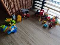 2 zestawy LEGO Duplo pociąg Myszka Miki + pojazdy + gratisy