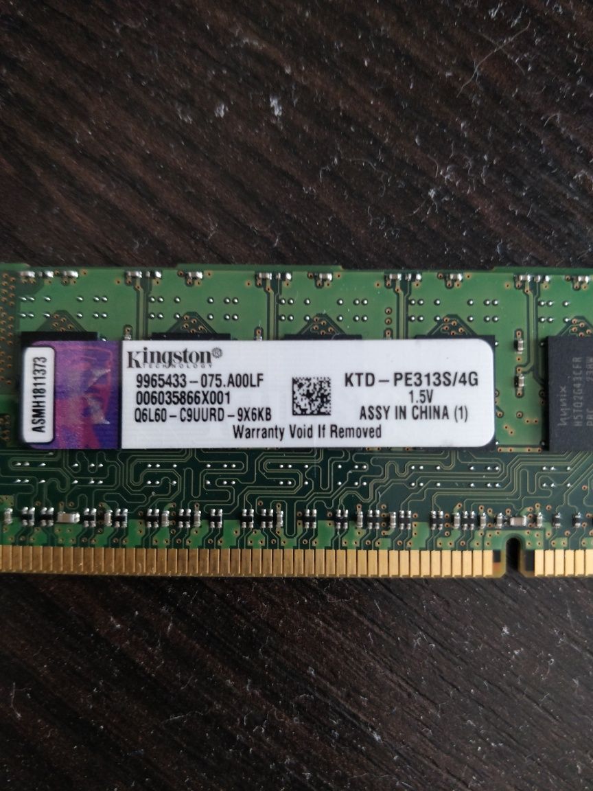 Пам'ять DDR3 Kingston KTD-PE313S/4G