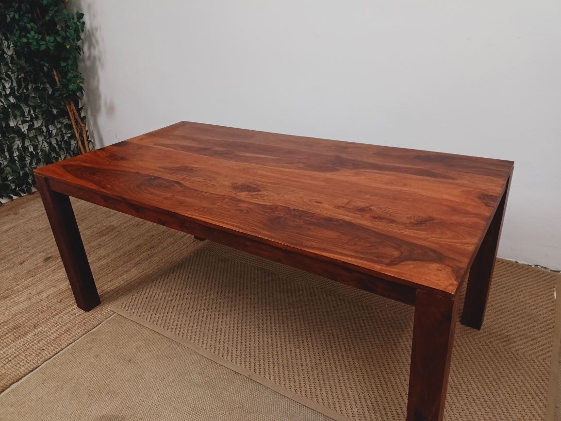 Piękny stół z litego drewna tekowego 175/90cm.