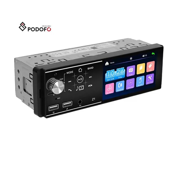 Rádio 1din + Cámara Incluída Bluetooth USB cartão MP5 Mirrorlink NOVO