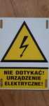 Tabliczka Nie dotykać urządzeń elektryczne ! 29 sztuk.