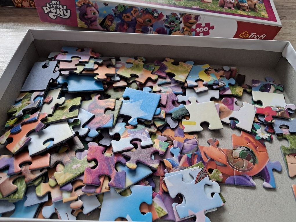 Puzzle 100 szt. LOL, My Little Pony, Rainbow High