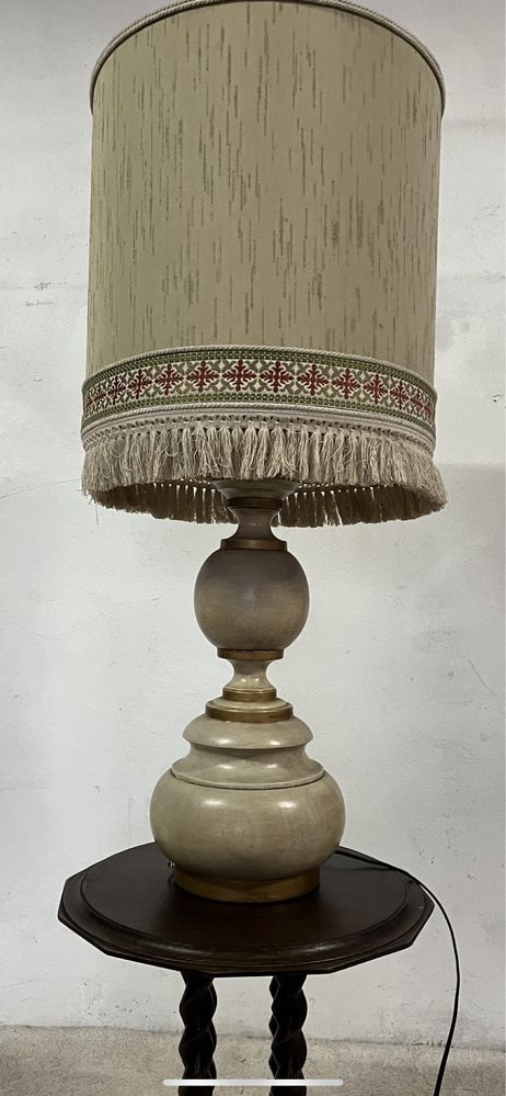 Lampa boho drewniana 100 cm