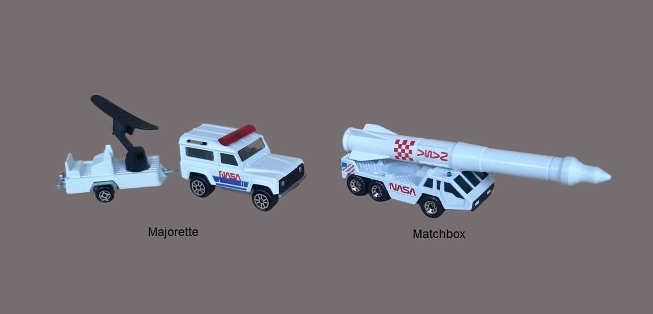 Nasa – Majorette e Matchbox -Também venda individual