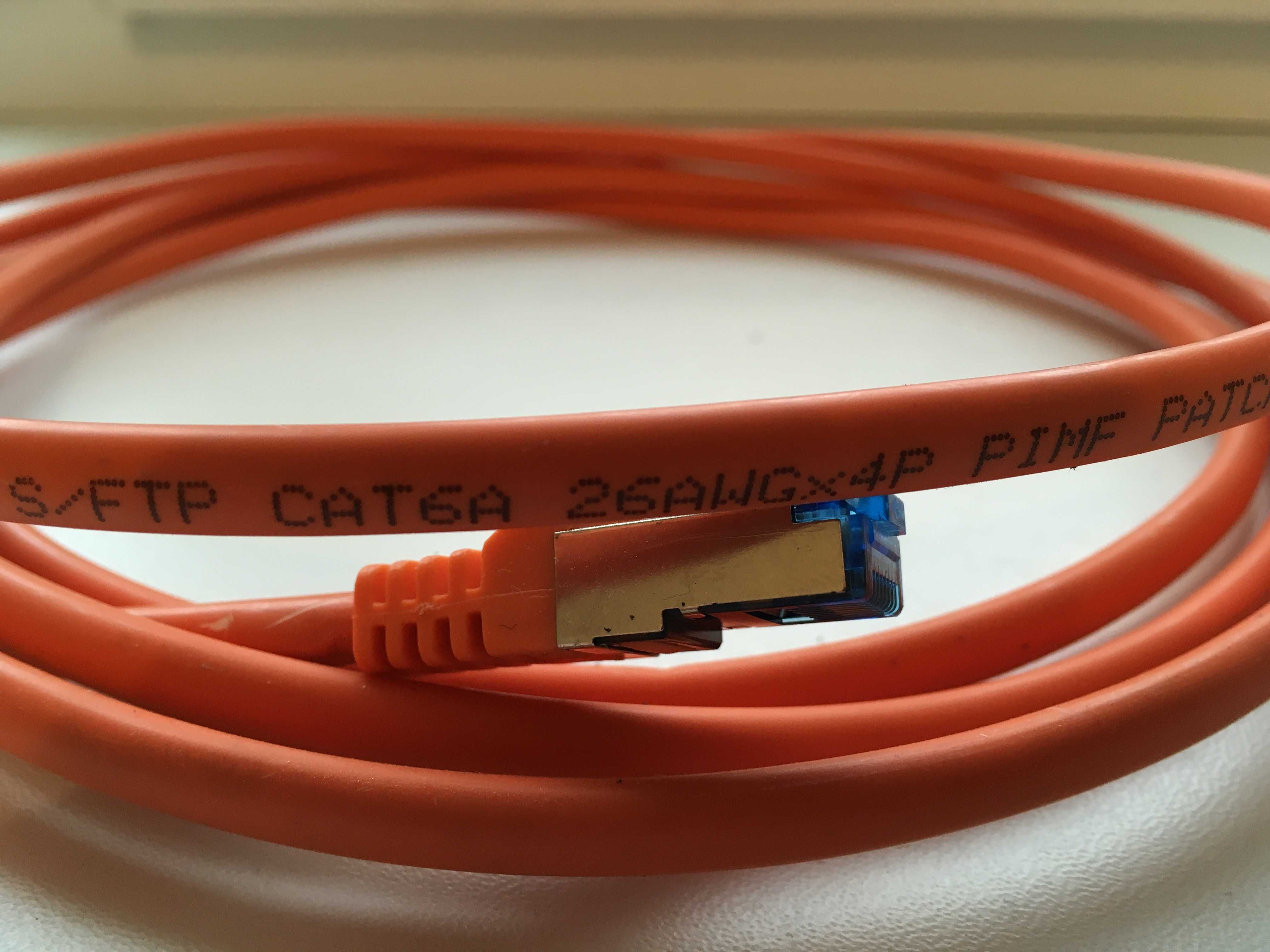 патч корд UTP cat5e, S/FTP CAT6A 26AWG