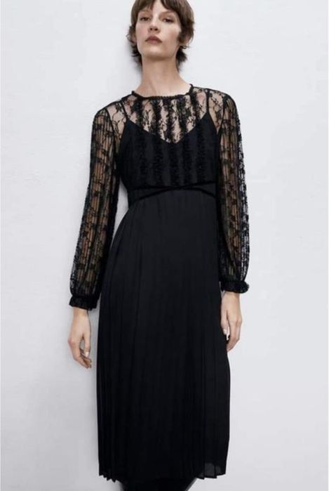 Плаття Zara міді нарядне