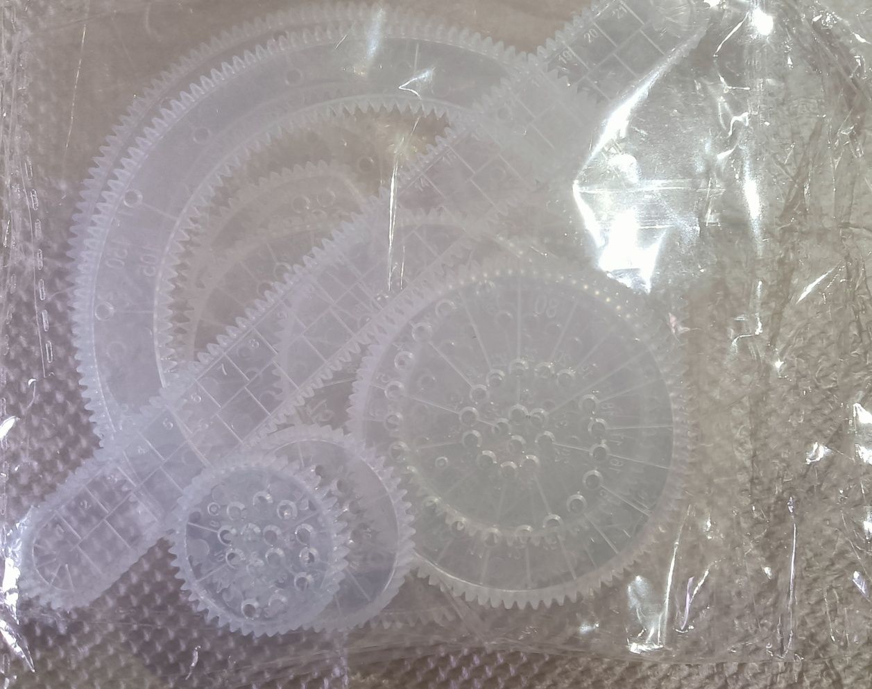 Kit de réguas para espiral arte