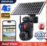 Kamera zewnętrzna SHIWOJIA 4G, 12MP, solarna