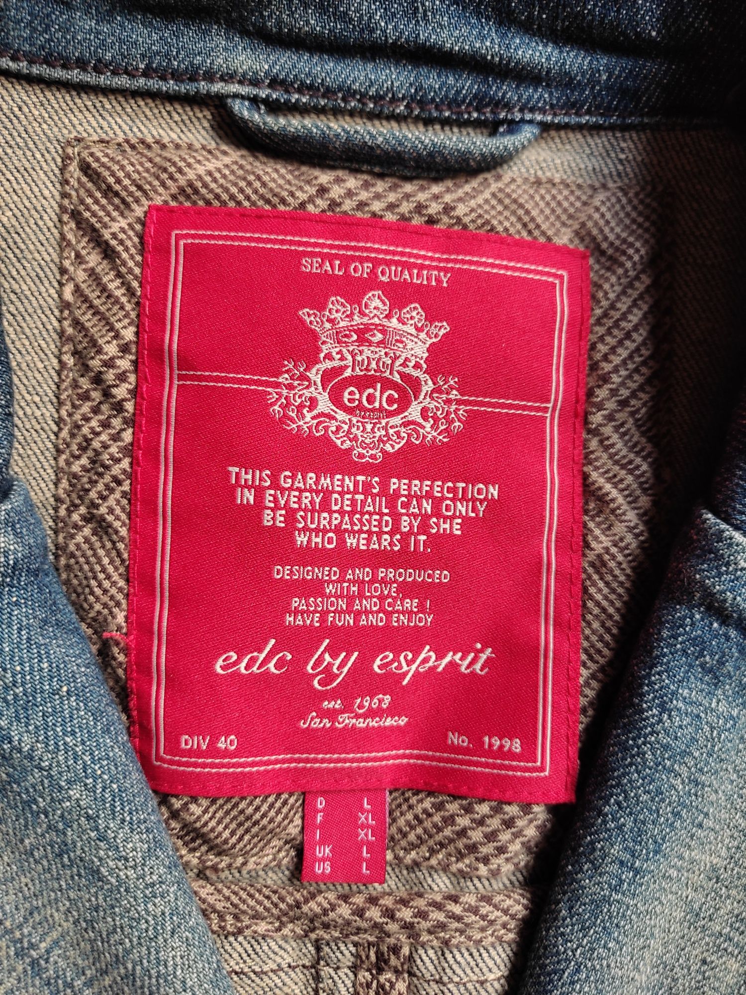 Marynarka jeans Esprit