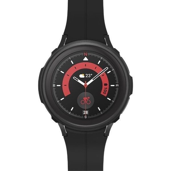 Etui Spigen Liquid Air do Samsung Galaxy Watch 5 Pro 45 mm - Czarny